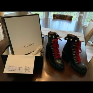 Gucci leather ankle boots - Size 10 (40)